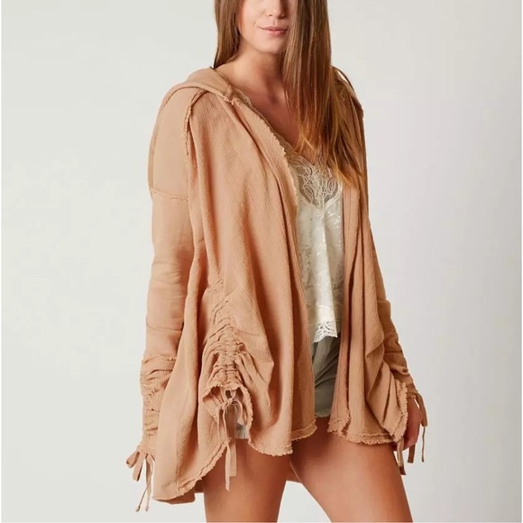 Free People Get Yer Gauze Cardigan Sz M - Picture 1 of 15